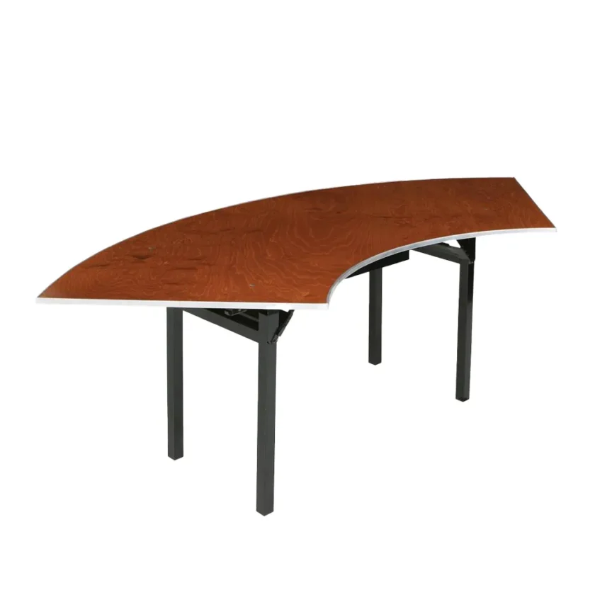 600 Series Padded-Top Folding Banquet Table - 60" Serpentine