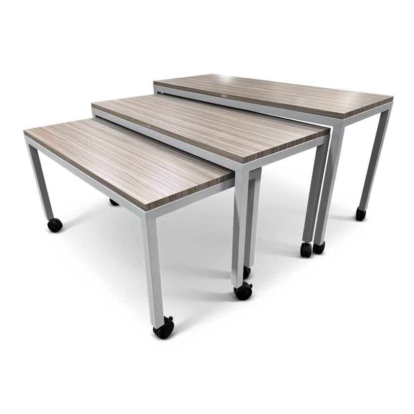 Claremont Three Mobile Nesting Tables - Essentials 7402 - Image 3