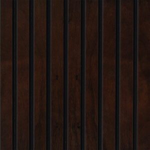 SATIN BROWN CHERRY SLAT WOOD