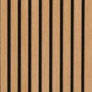 SATIN LIGHT OAK SLAT WOOD