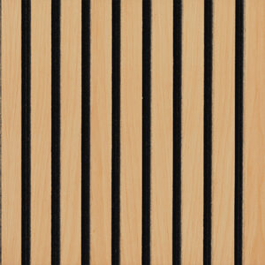 SATIN MAPLE SLAT WOOD