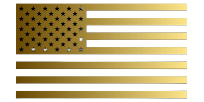 GoLd-american-flag-